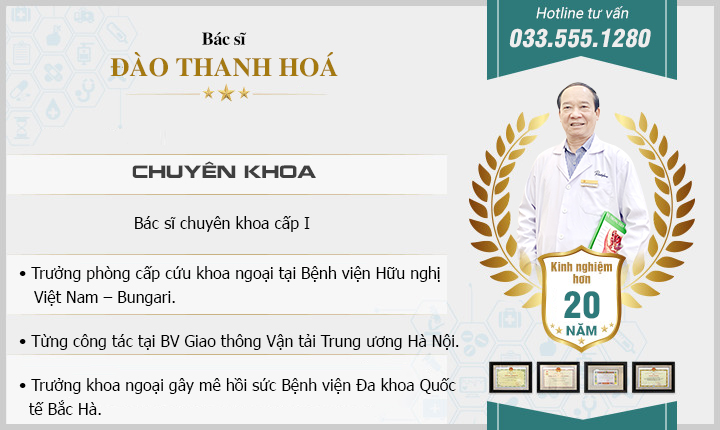 Bác sĩ chuyên khoa cấp I Đào Thanh Hóa: