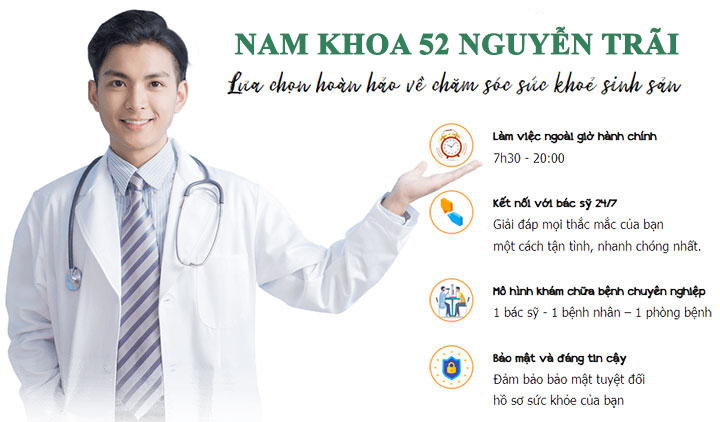 Phòng khám nam khoa 52 Nguyễn Trãi - Sự lựa chọn tin cậy cho sức khỏe của bạn