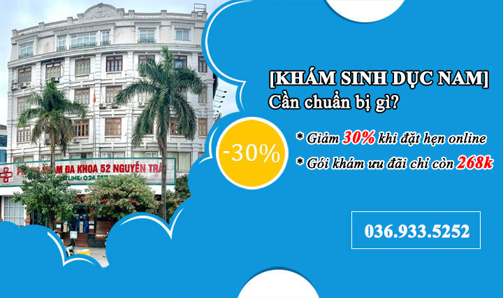 [Lưu ý] Những điều cần chuẩn bị khi đi khám sinh dục nam